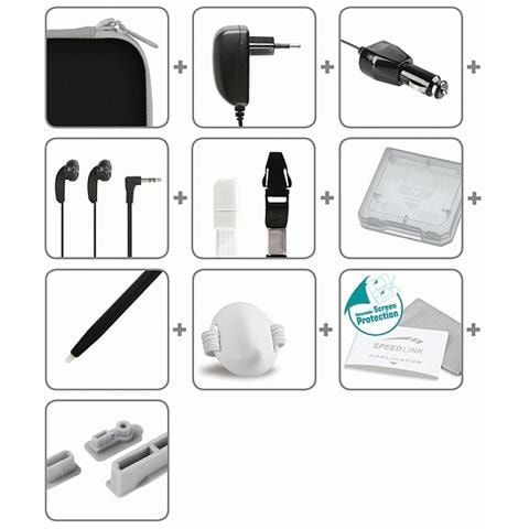 Speed-Link NDSL Comfort Pack, Rosso - Foto 1